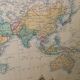 Earth planisphere Girard and Barrére from 1960