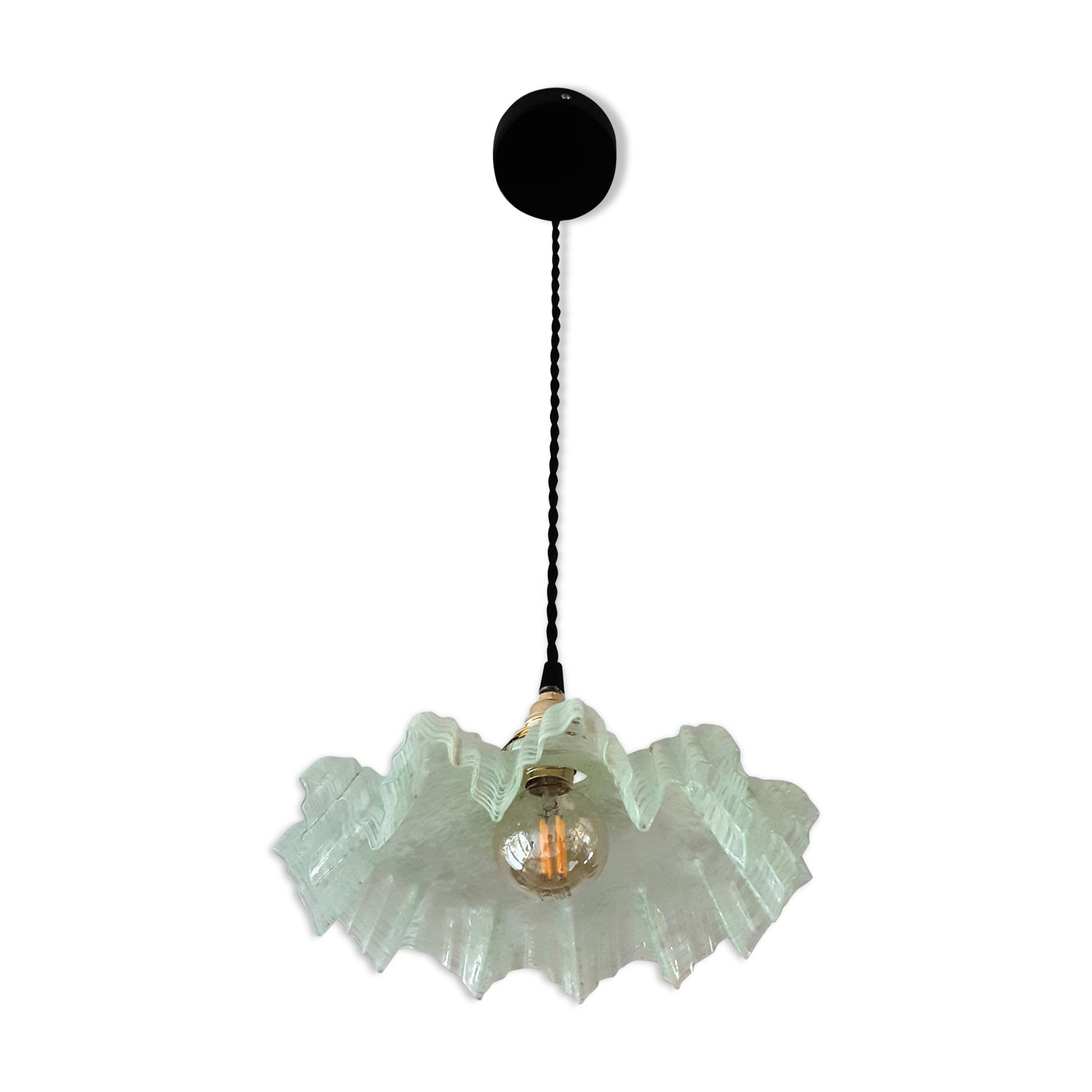 Clichy vintage glass hanging