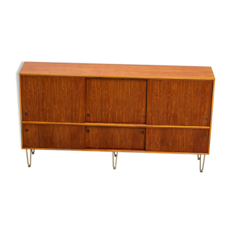 Important sideboard designed by Belgian designer Alfred Hendrickx for Belform 1950