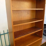 Oscar - shelves and showcase - vintage library