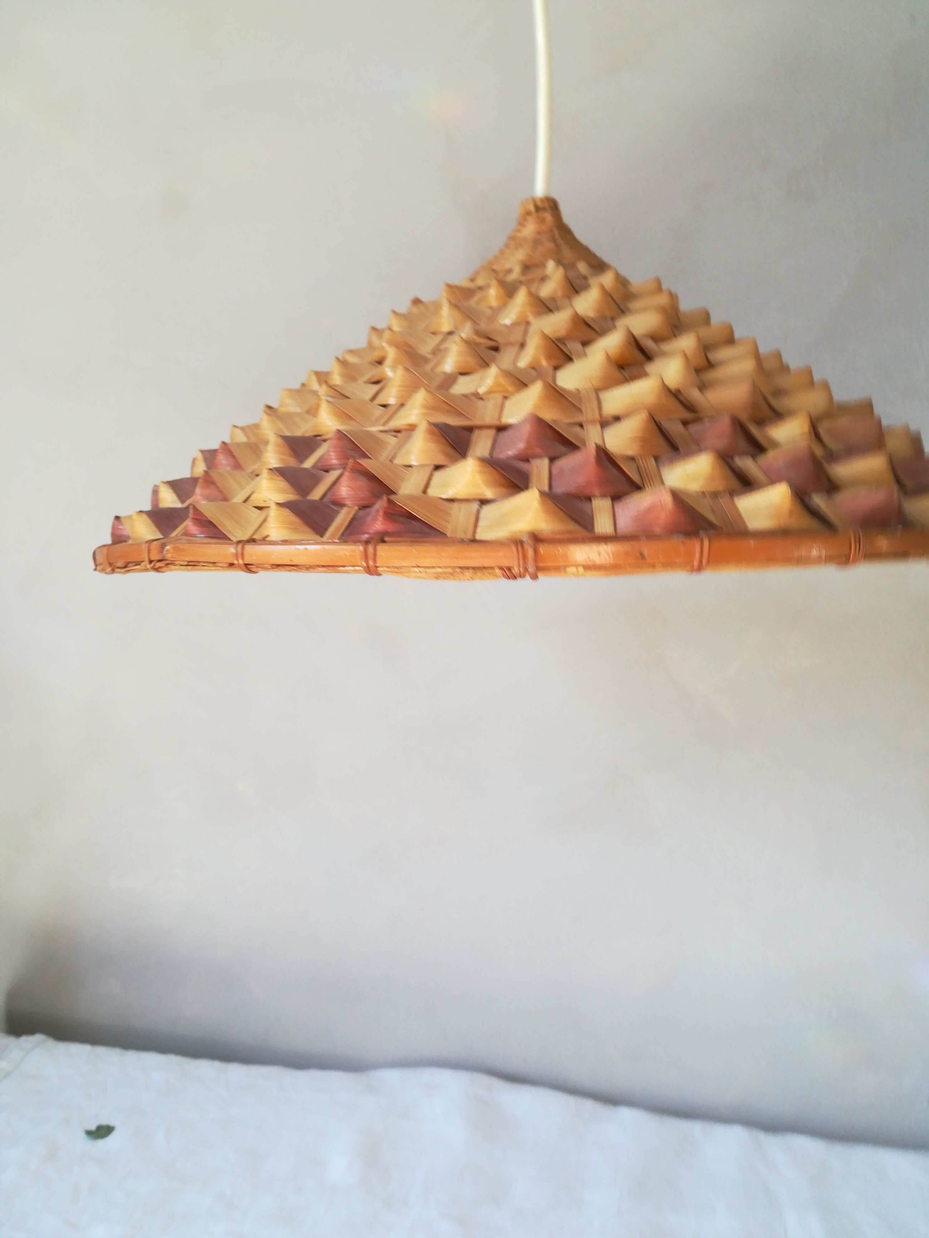 Natural fibre hanging