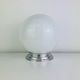 Wall light or ceiling light with opaline globe in Art Deco style.