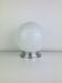 Wall light or ceiling light with opaline globe in Art Deco style.