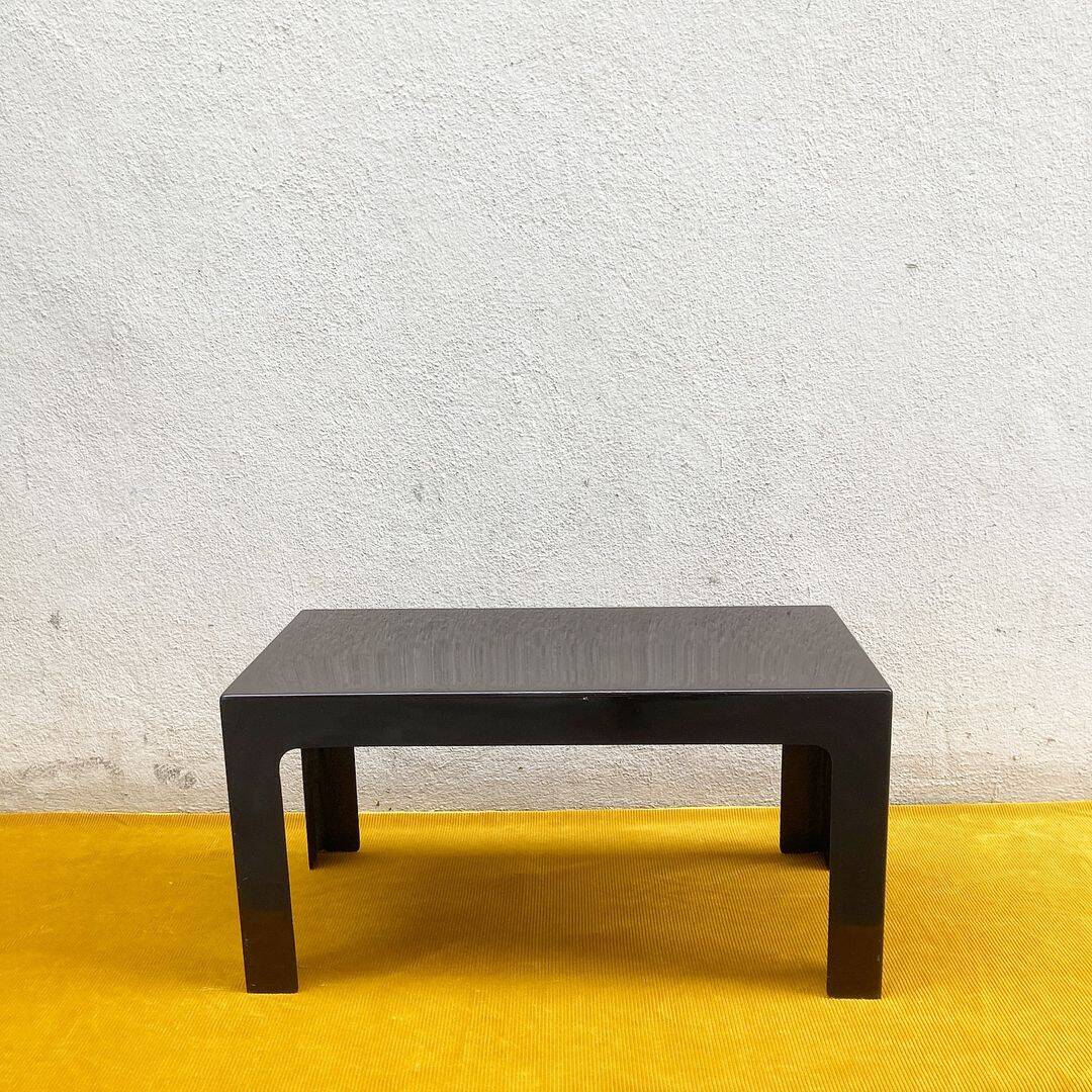 Brown fiberglass coffee table