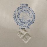 Lot 2 old flat plates boulenger choisy le roi lavoisier