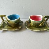 2 cups and under dabcupine cups, shellfish shape