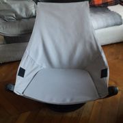 Vintage Swedish leather armchair signed Nelo