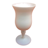 White opaline vase