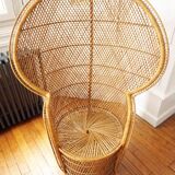 Emmanuelle armchair in rattan
