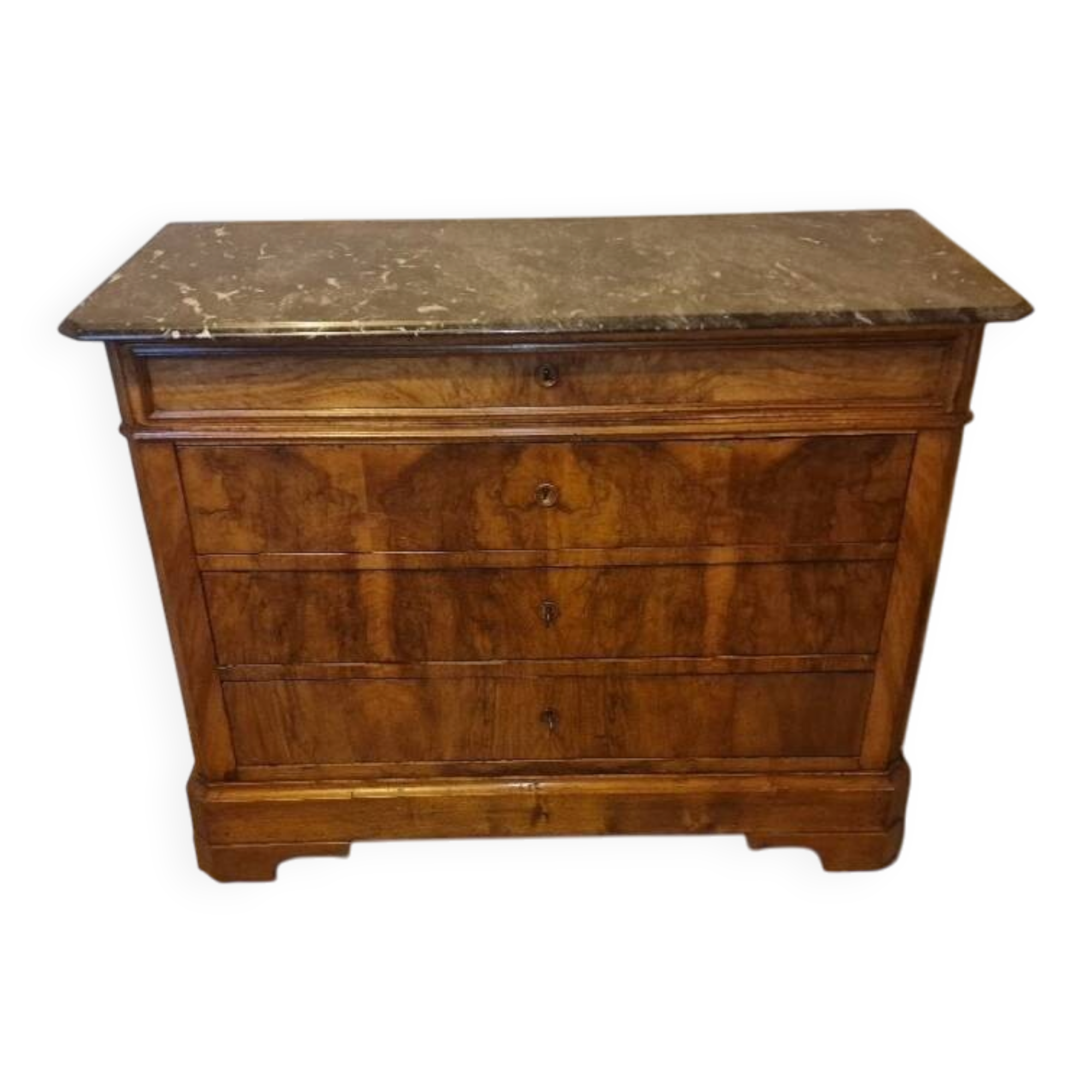Marble-topped commode from the 19th century