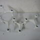 Lot de 4 bougeoirs Nagel blanc