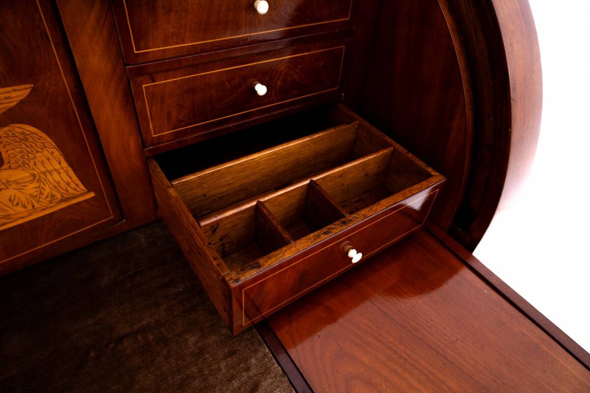 Mahogany secretary, Northern Europe, late 19th century.