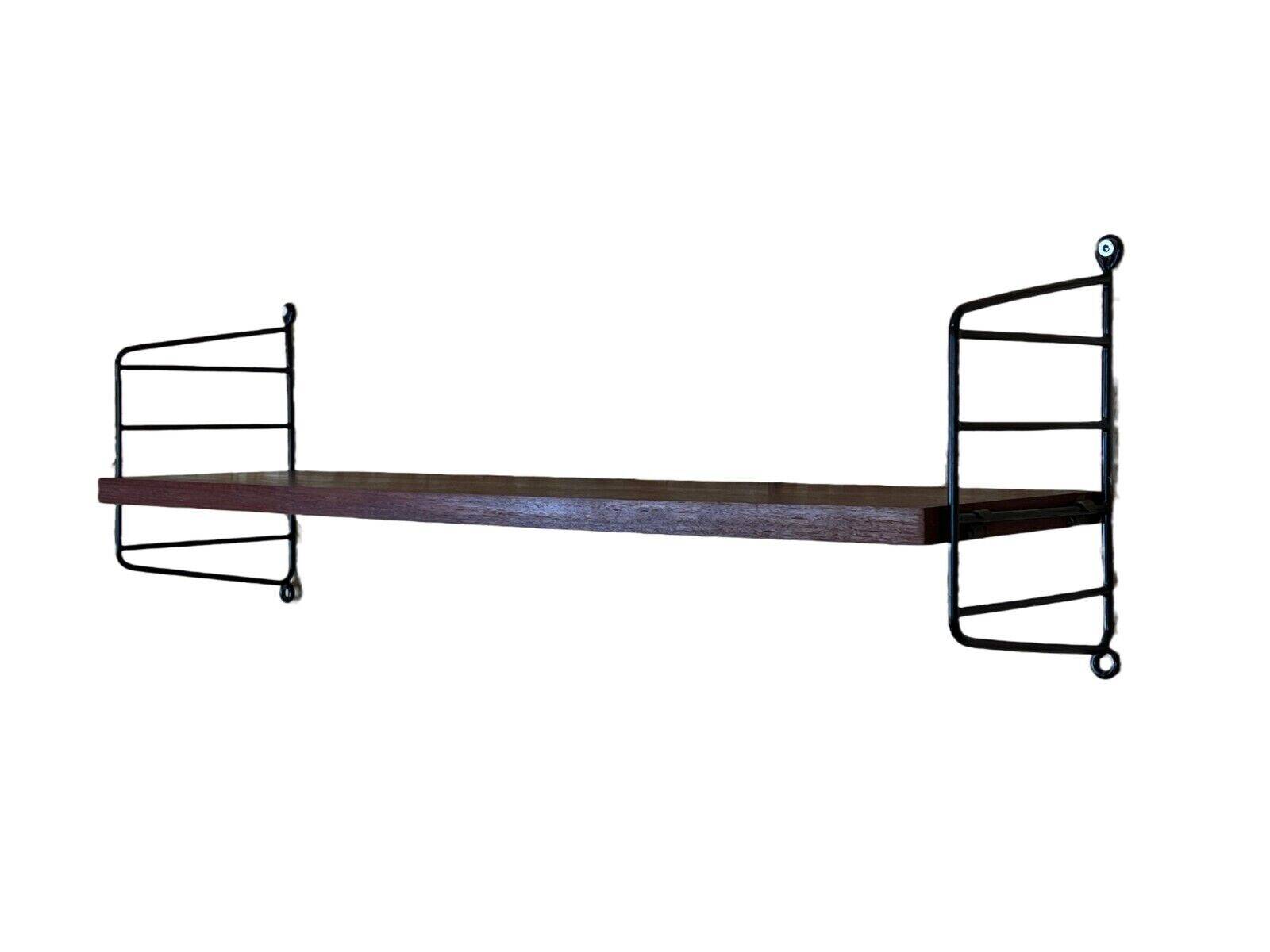 60s 70s teak string shelf module by Kajsa & Nils “Nisse” Strinning Sweden 60s