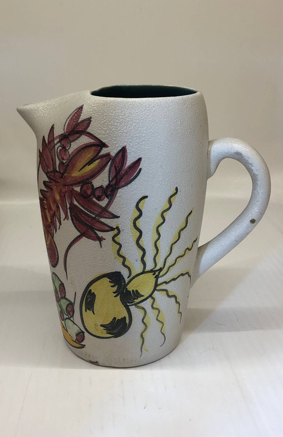 Spanish sangria pitcher with lobster decoration