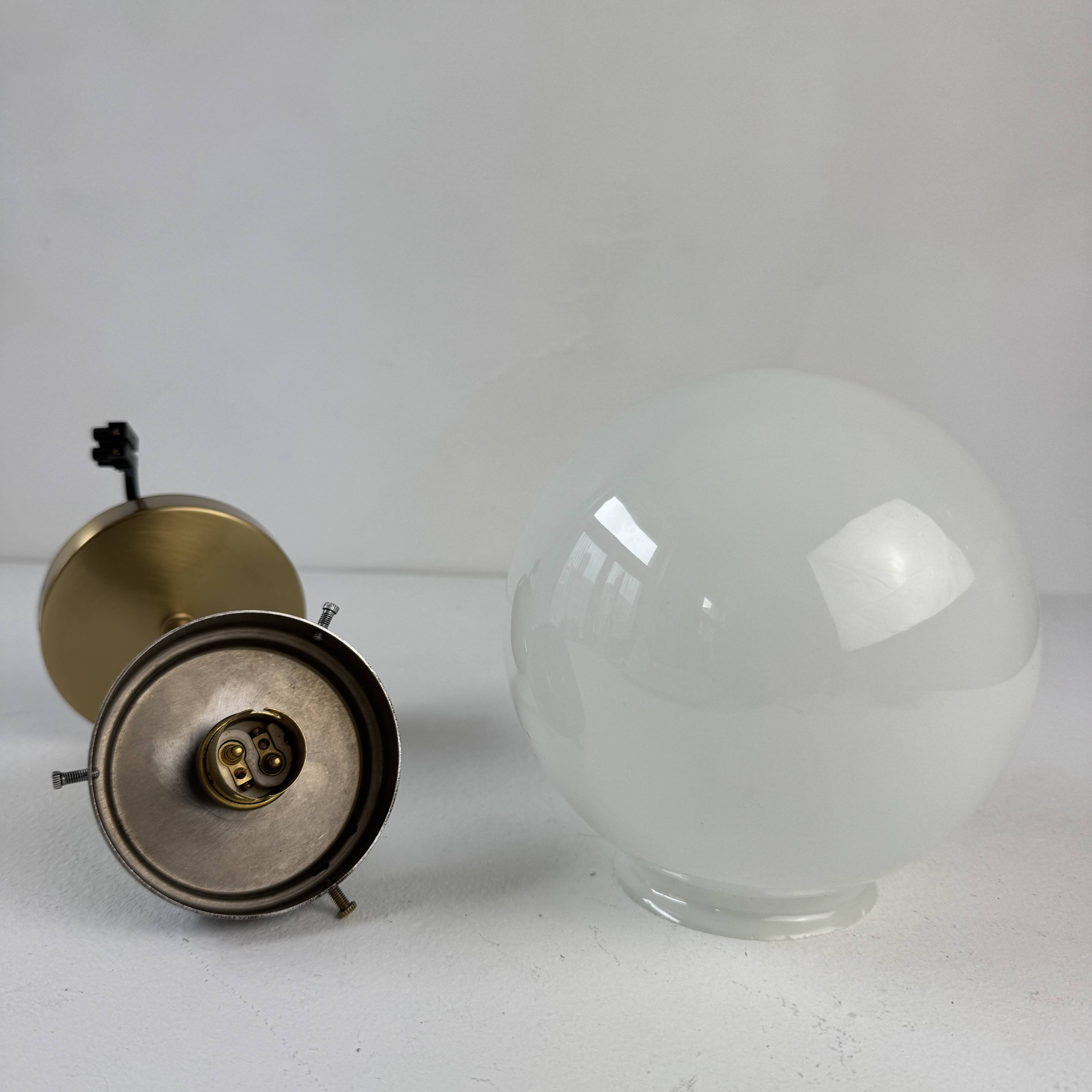 Old vintage opaline wall light