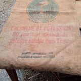 9 potash burlap bag from alsace