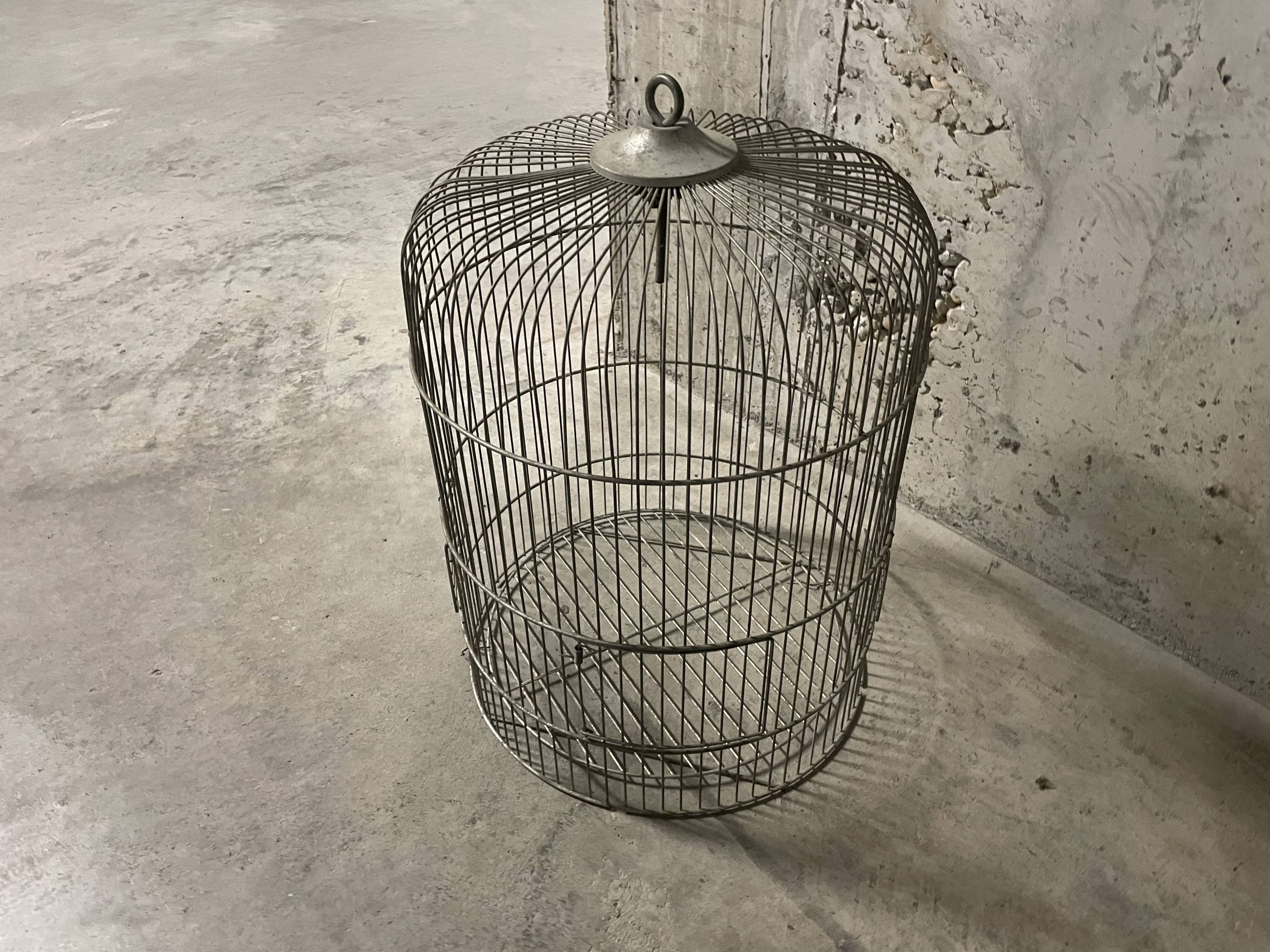 50s bird cage