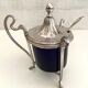 Mustard Pot Solid Silver (950°/°°°) Hallmark 1st Rooster Empire Consulate Period