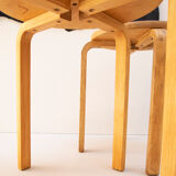 Pair of Alvar Aalto stools from the 90s