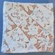 Square tablecloth 1900 very embroidered for round table