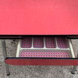 Red Formica table