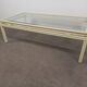 Glass and metal coffee table Pierre Vandel