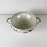 Soupière terre de fer Pexonne "Lucrèce" XIXe, vert