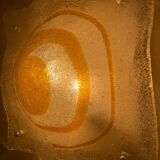 Mazzega two-tone Murano glass wall lamp, Italy 1970