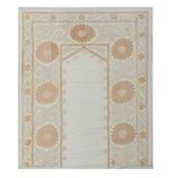 Hand knotted rug, vintage Turkish rug 108x127 cm