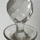Pair of engraved crystal decanters
