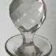 Pair of engraved crystal decanters
