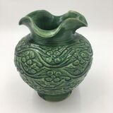 Vase vert en céramique