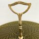 Serving dish / cheese platter – Gien earthenware, 1970s