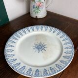 Serving dish, iron earth, Gien