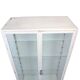 Old metal pharmacy cabinet medicine cupboard glass industrial 1950s