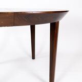 Dining table in rosewood of danish design from the 1960s.