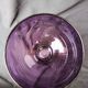 Purple glass vase