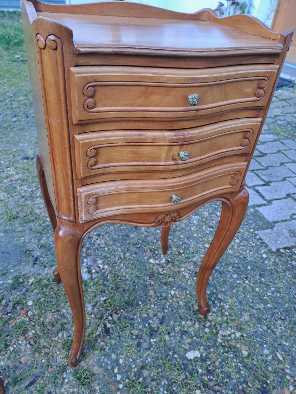 Louis XV style bedside table