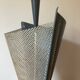 1950 umbrella stand, perforated sheet metal and brass