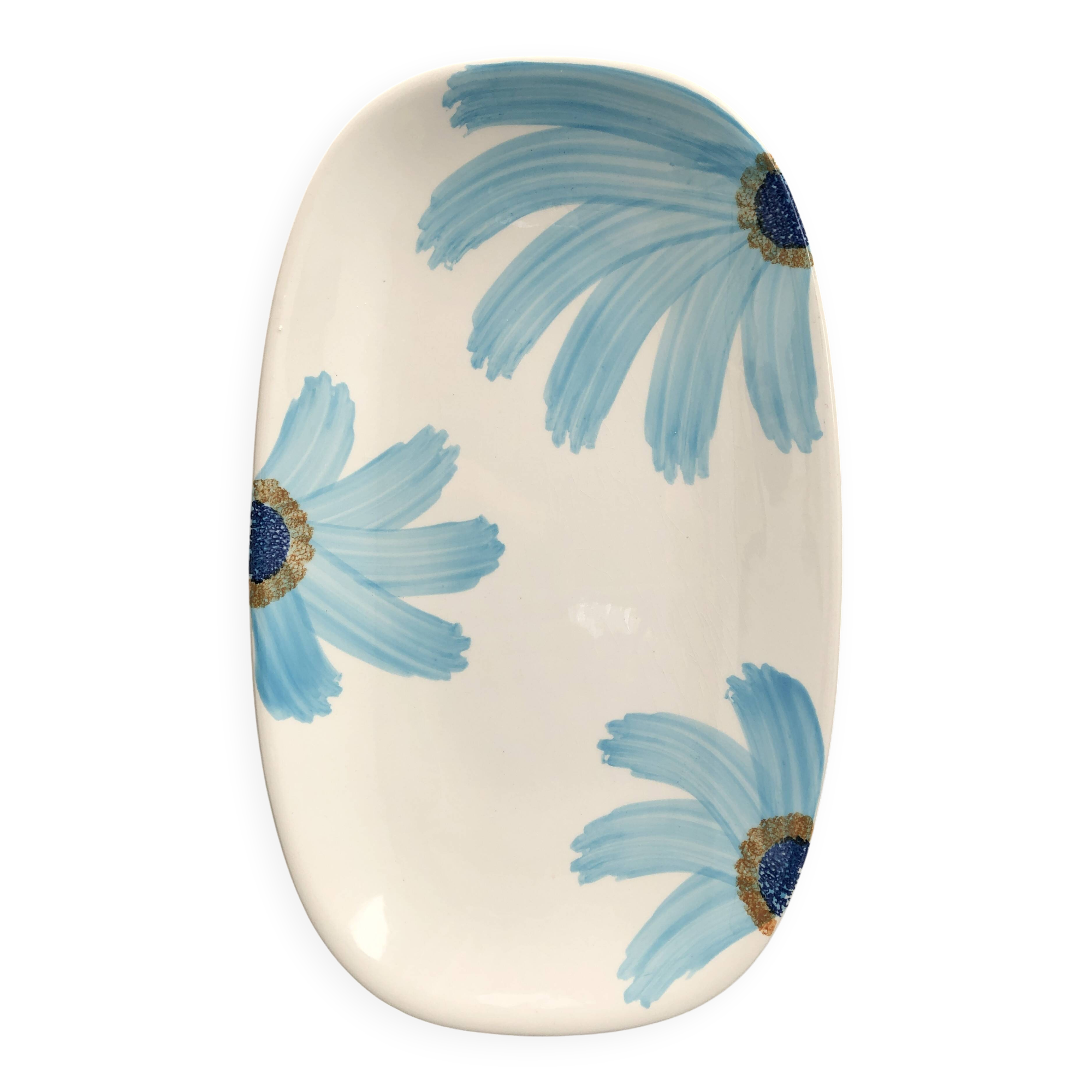 Gien France floral plate from the 1970s