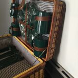 Vintage picnic basket