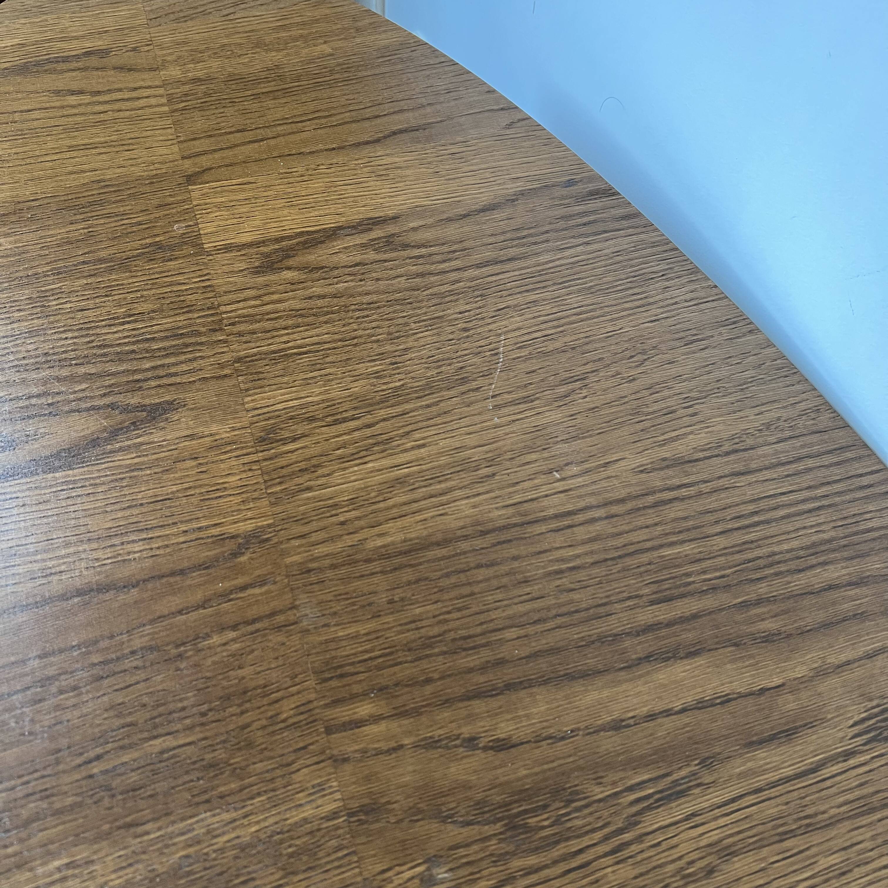 Oval Scandinavian coffee table