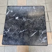 Square table Torei in grey Carnico marble, Cassina