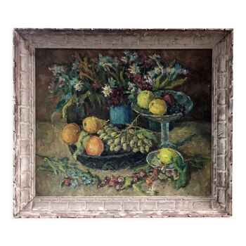 Tableau "la table aux fruits"