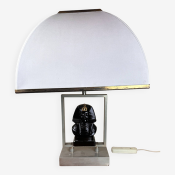 Lampe de bureau en céramique signée Paolo Traversi Italie vers 1975-1980