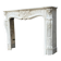 Louis XV style Carrara marble fireplace circa 1880