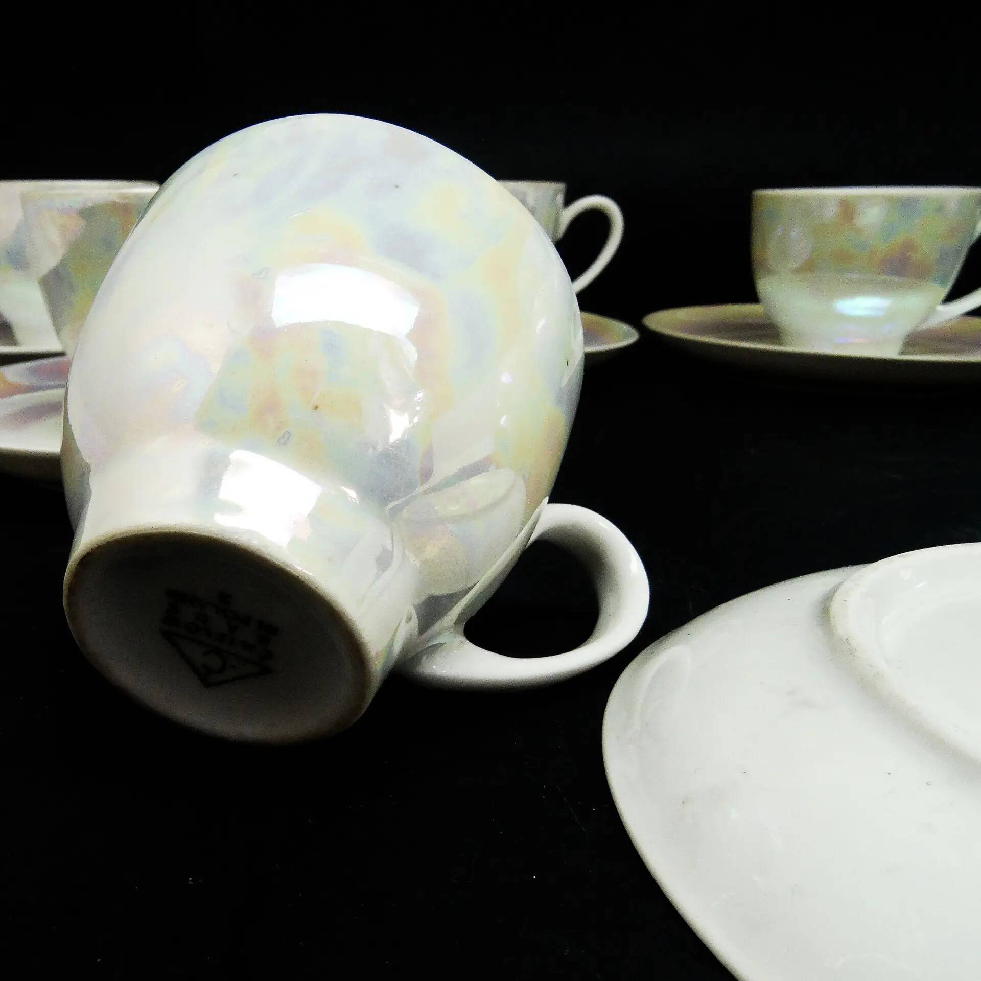 Ania coffee set, Polish modernism, porcelain, Ćmielów, Poland, 1960s