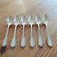 Set of 6 small old boulenger spoons