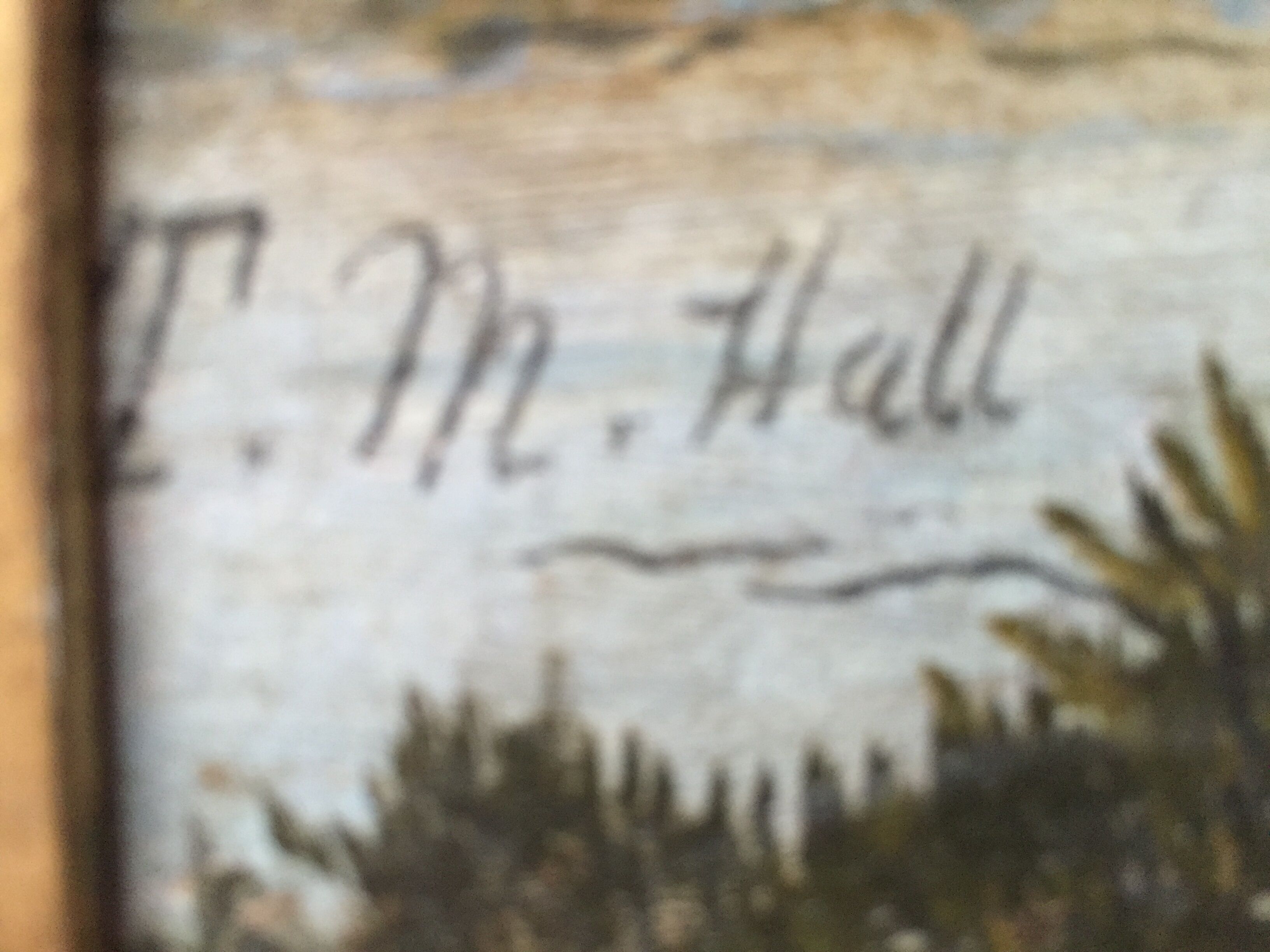 Panel oil: TM Hall's Animated Landscape