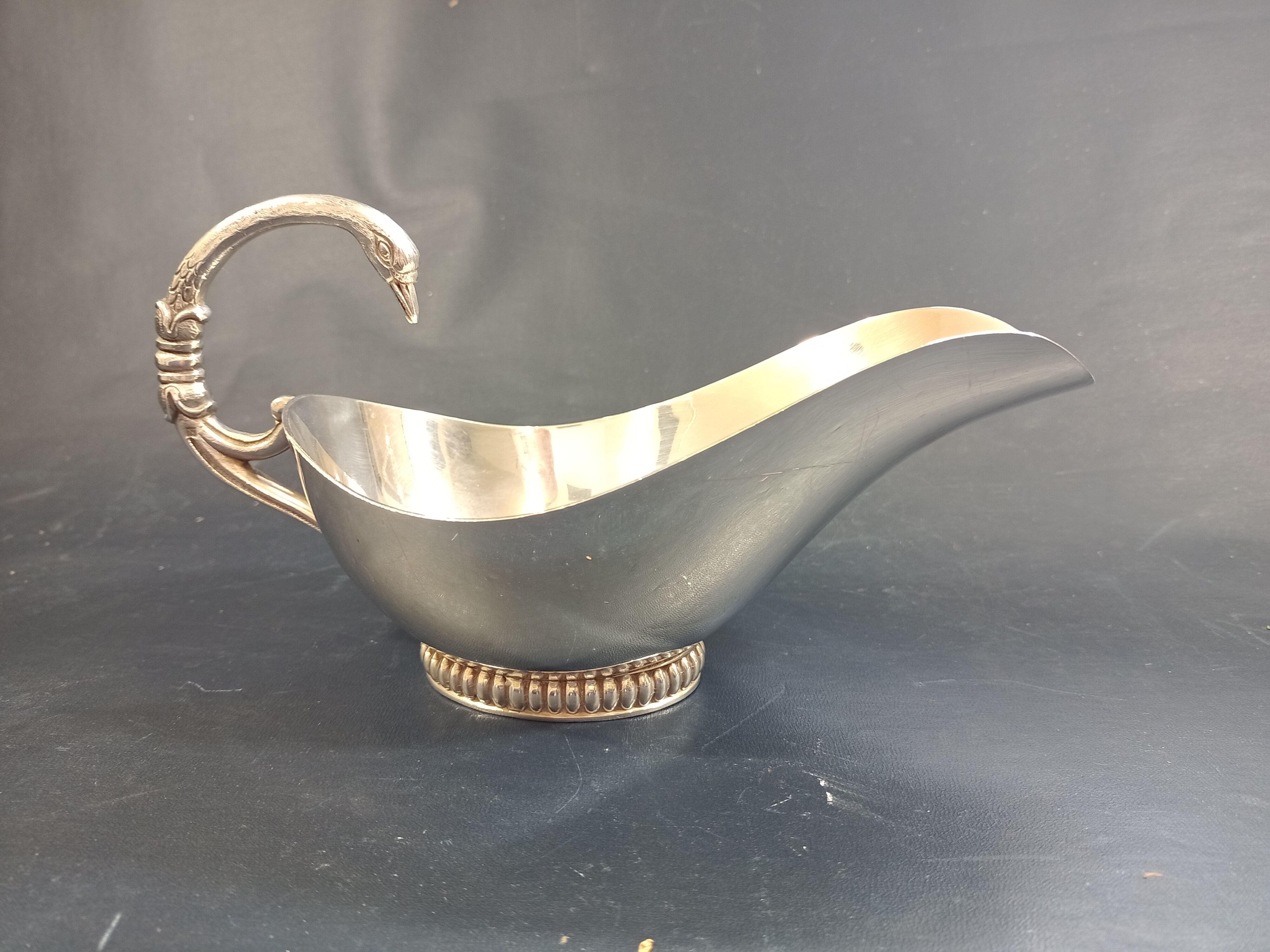 Silver metal sausage